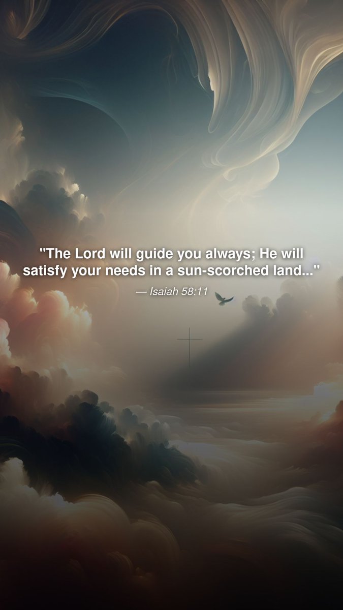 emetfaith's tweet image. Uncertainty weighing on you? Isaiah 58:11 reminds us of God's unwavering guidance. Trust Him to lead you through life's twists and turns. 🌿 #GodsGuidance #TrustInHim #ChristianComfort
