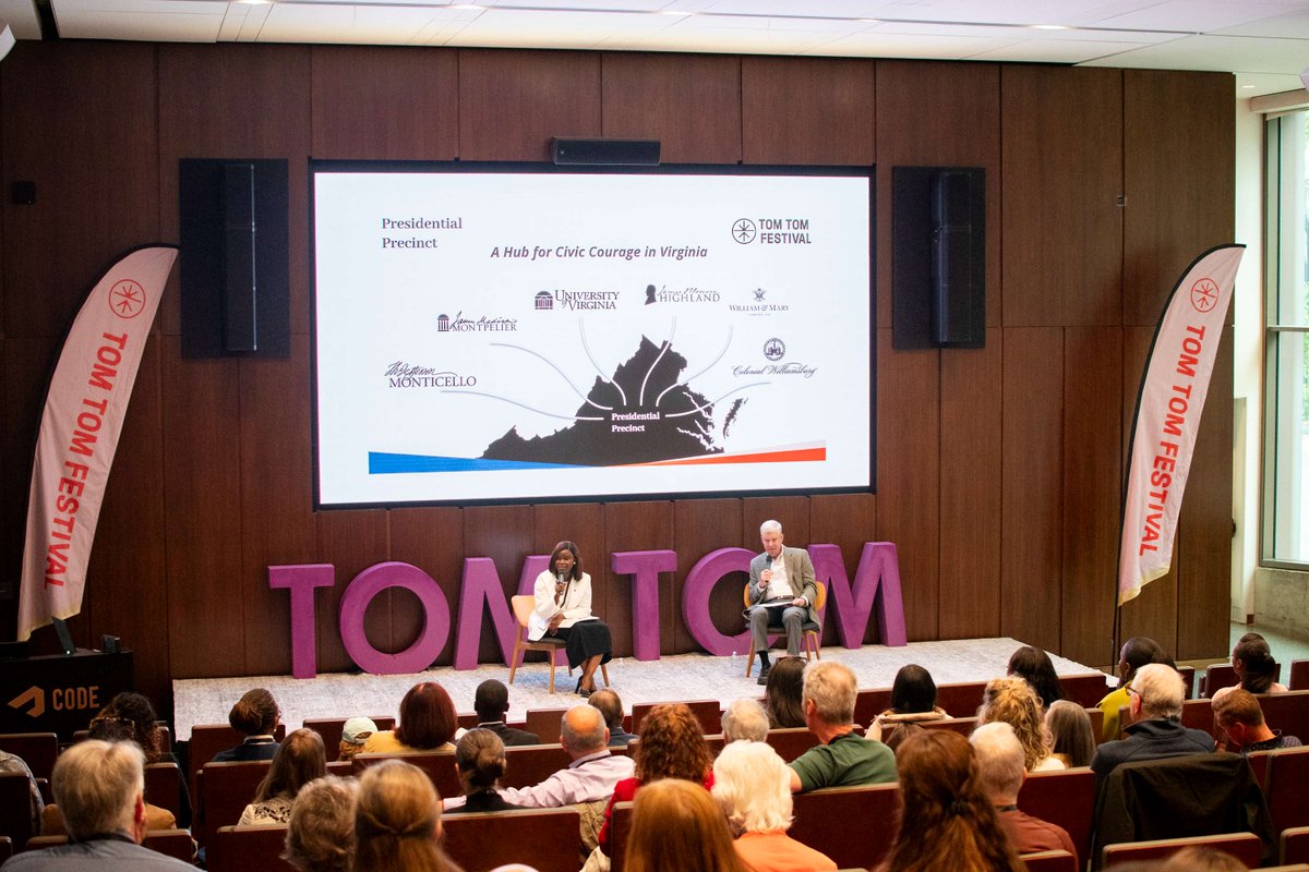PresPrecinct's tweet photo. At the @tomtomfoundation Civic Futures Summit, our CEO Toyosi Ogunseye and founder Jim Murray opened the conversation on civic courage—challenging leaders to act boldly and to shape a more inclusive future. This is leadership in action.

#CLP2026 #TomTomFestival https://t.co/rNrk2LFIJG