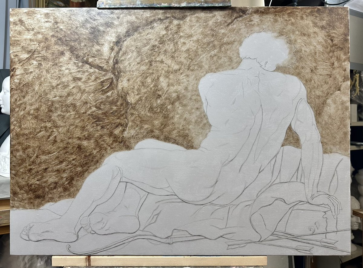 ダビッドの模写 3日目