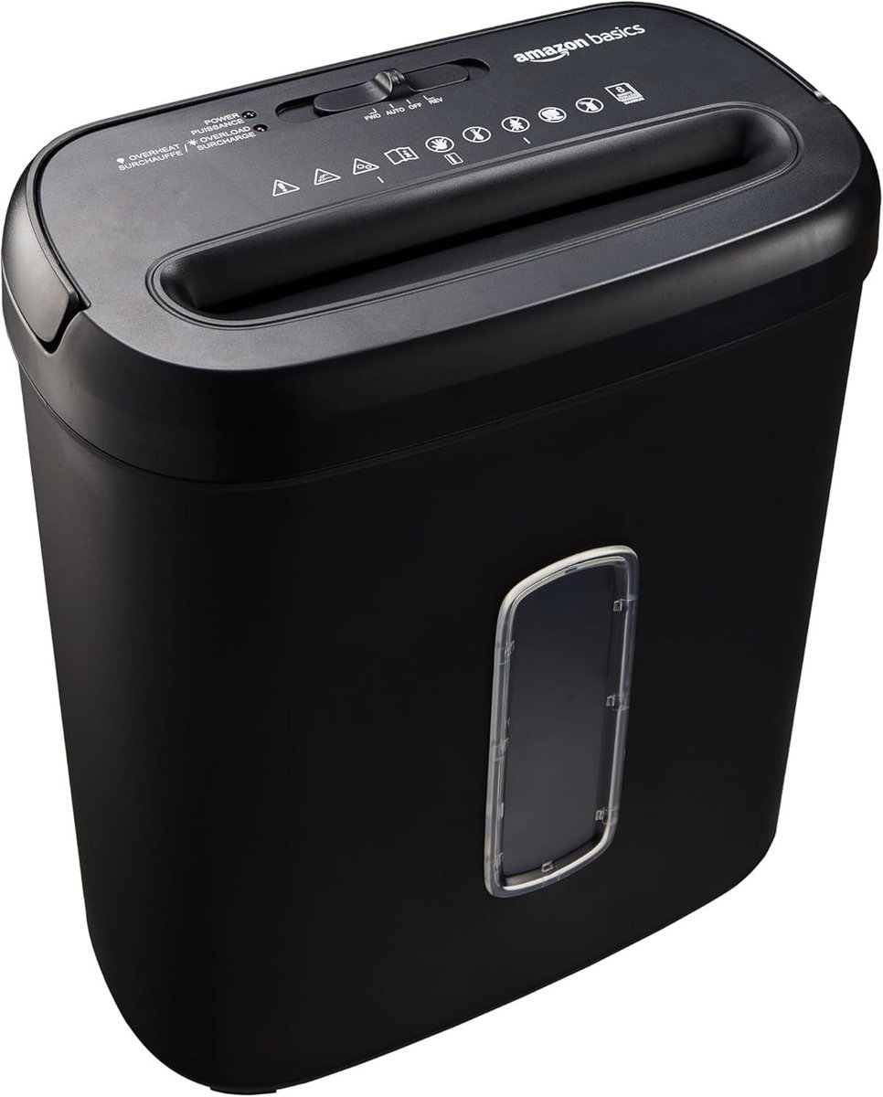 DealsDispatch's tweet image. 🚨 DEAL ALERT 🚨

Amazon Basics 8-Sheet Cross Cut Paper Shredder and Credit Card Shredder - Black

Find it here: dealsdispatch.com/deals/amazon-b…

#AmazonDeals #TechDeals #Amazon #Deals