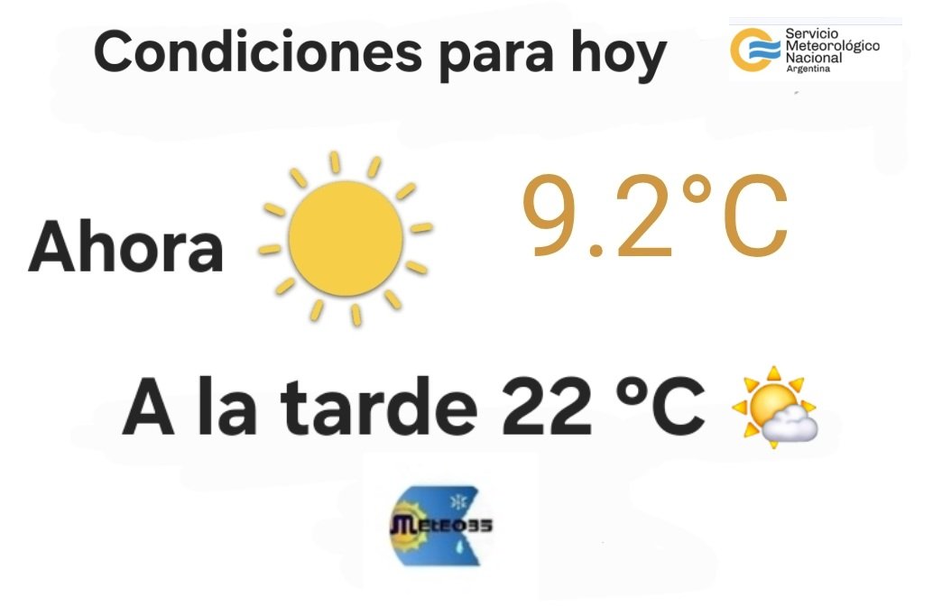 Meteo35 Claypole - Monte Grande GBA Sur☀️🌤⛈️ tweet media