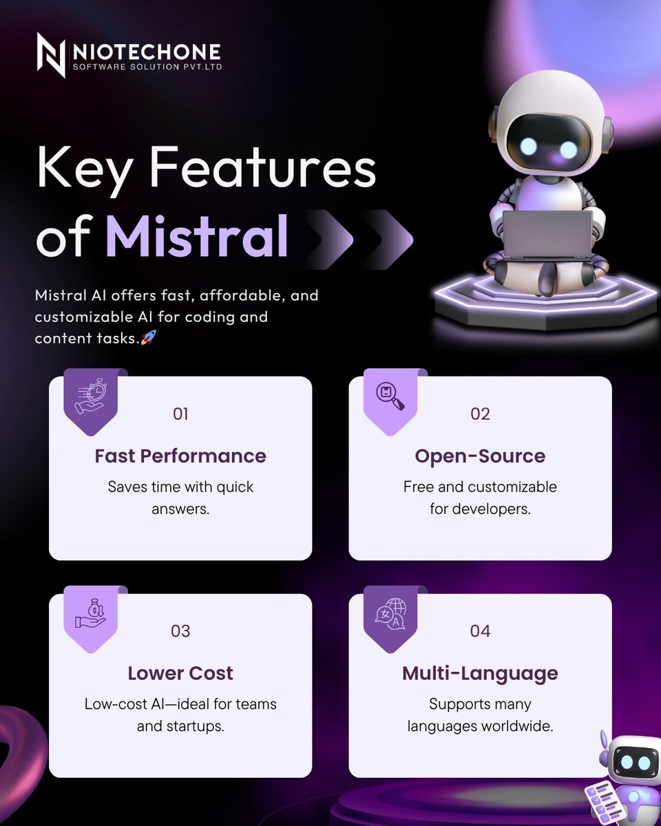 niotechone's tweet image. 🚀 Explored @MistralAI  at Niotechone Software Solutions Pvt. Ltd. !

Smarter AI. Faster results ⚡

Great session 🙌

#MistralAI #AI #Tech #AITools #TechInspiration #InnovationHub #DigitalFuture