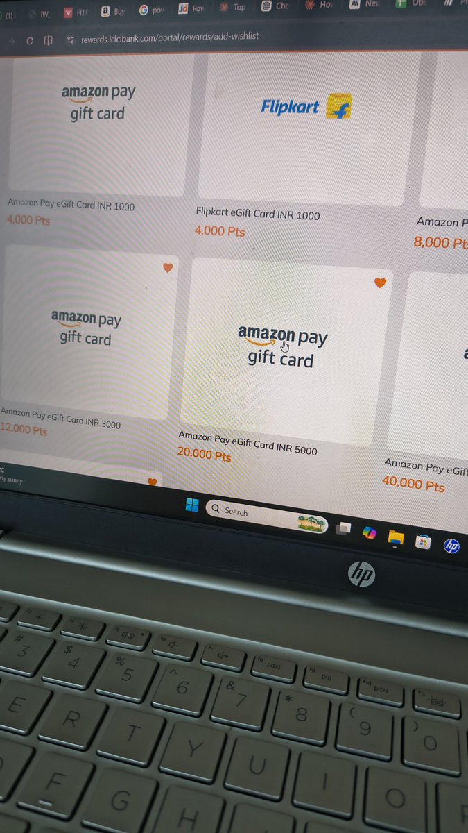 ONEPRITHVI2003's tweet image. Hi , @ICICIBank_Care
 I’m unable to redeem my reward points for an Amazon gift card through your rewards section. The option isn’t working despite multiple attempts. Kindly look into this issue and help me claim my points. #ICICIBank #RewardsIssue