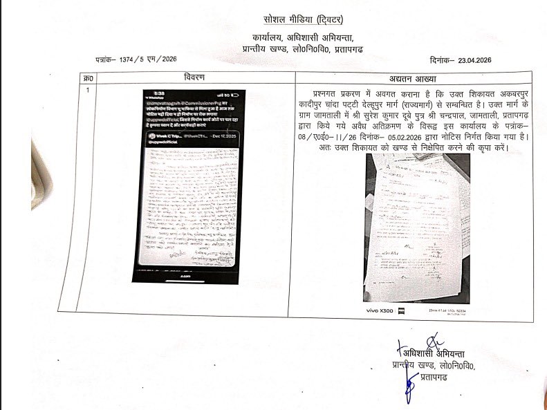 Public Works Department, Uttar Pradesh tweet media