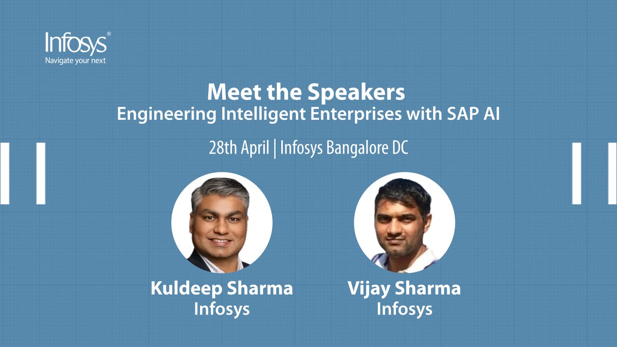 InfosysEvents's tweet image. Join Kuldeep Sharma and Vijay Sharma to explore Agentic AI in SAP from point of view to implementation and live demos.
28 April | Infosys Bangalore DC

Learn more: infy.com/yyef1

#SAP #BusinessAI #AgenticAI #EnterpriseInnovation