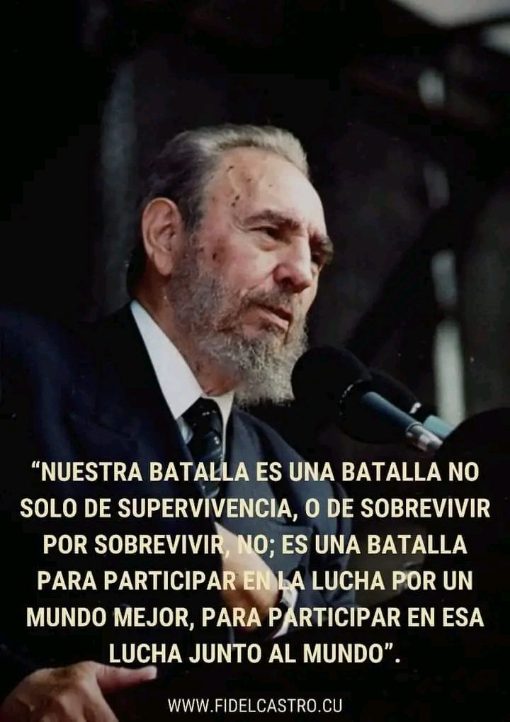 #CienAñosConFidel
#FidelVive
#CubaEsCoraje
#DePieYCombatiendo
