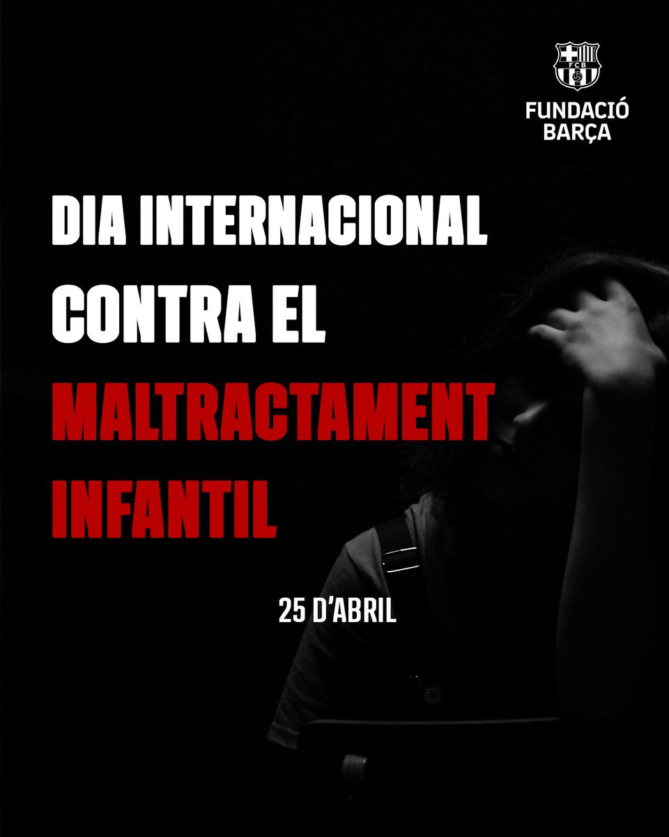 FundacioFCB's tweet photo. El maltractament físic, emocional, la negligència i l’abús sexual afecten més del 25% dels infants arreu del món.❌

Protegir la infància és responsabilitat de tothom.

Actuem amb el nostre SISTEMA DE PROTECCIÓ A LA INFÀNCIA.🔗 
https://t.co/TEFi3obGpB https://t.co/1Y9Iwi7BXH