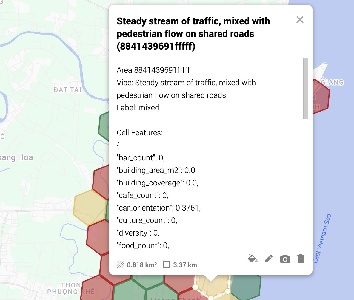 EvgenyArbatov's tweet image. Should there be vibe mapping in addition to vibe coding? I wanted to get an idea of how pleasant an unfamiliar place is for walking. I extracted features from OSM and asked Ollama to label them. It works reasonably well, even with incomplete OSM data. #osm #ollama #gis