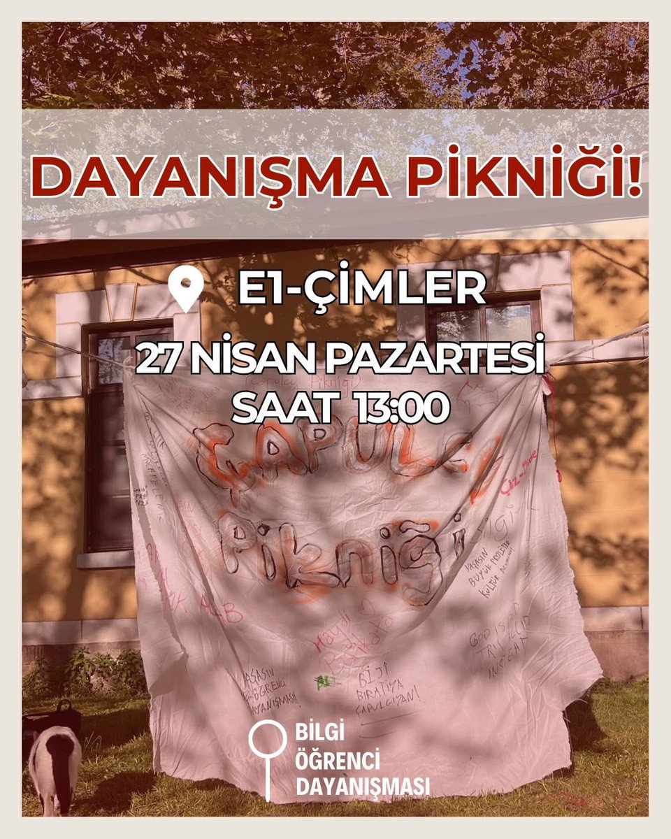 BİLGİ Öğrenci Dayanışması tweet media
