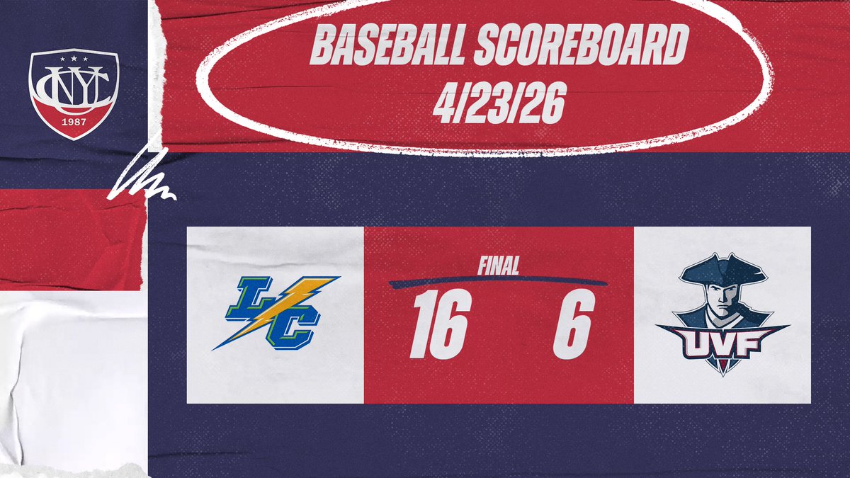 CUNYAC's tweet image. BSB: @LehmanSports downed Valley Forge in non-conference action.

#d3baseball #TheCityPlaysHere