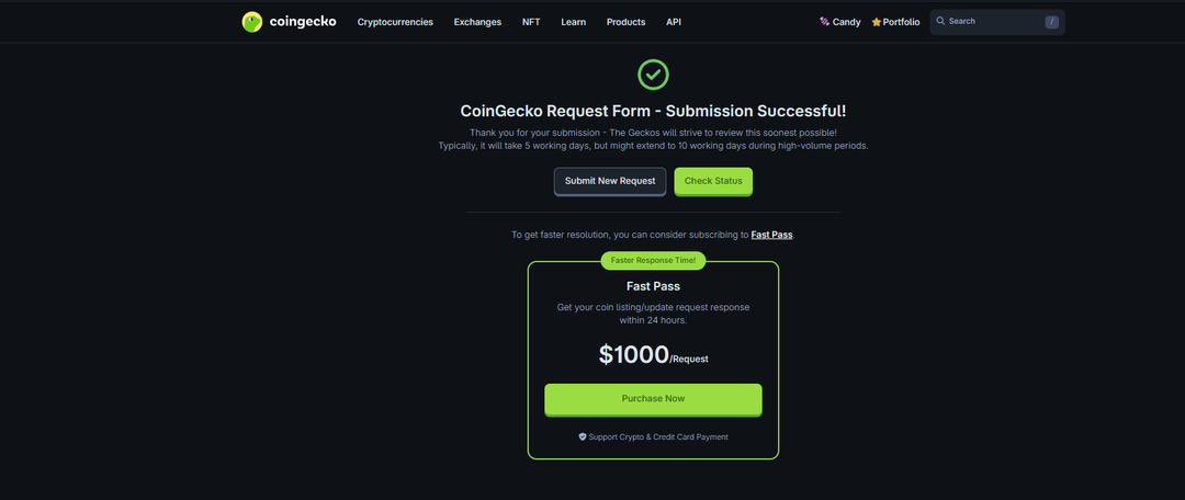 Another listing underway! <a href="/coingecko/">CoinGecko</a> 

Shoutout <a href="/TyroneMorpheus/">Tyrone</a> 

$gascity 
DGmyQYVQQ4ZyEfzv8ZLeKxgd88CTKA9iHkv4gnLzpump
