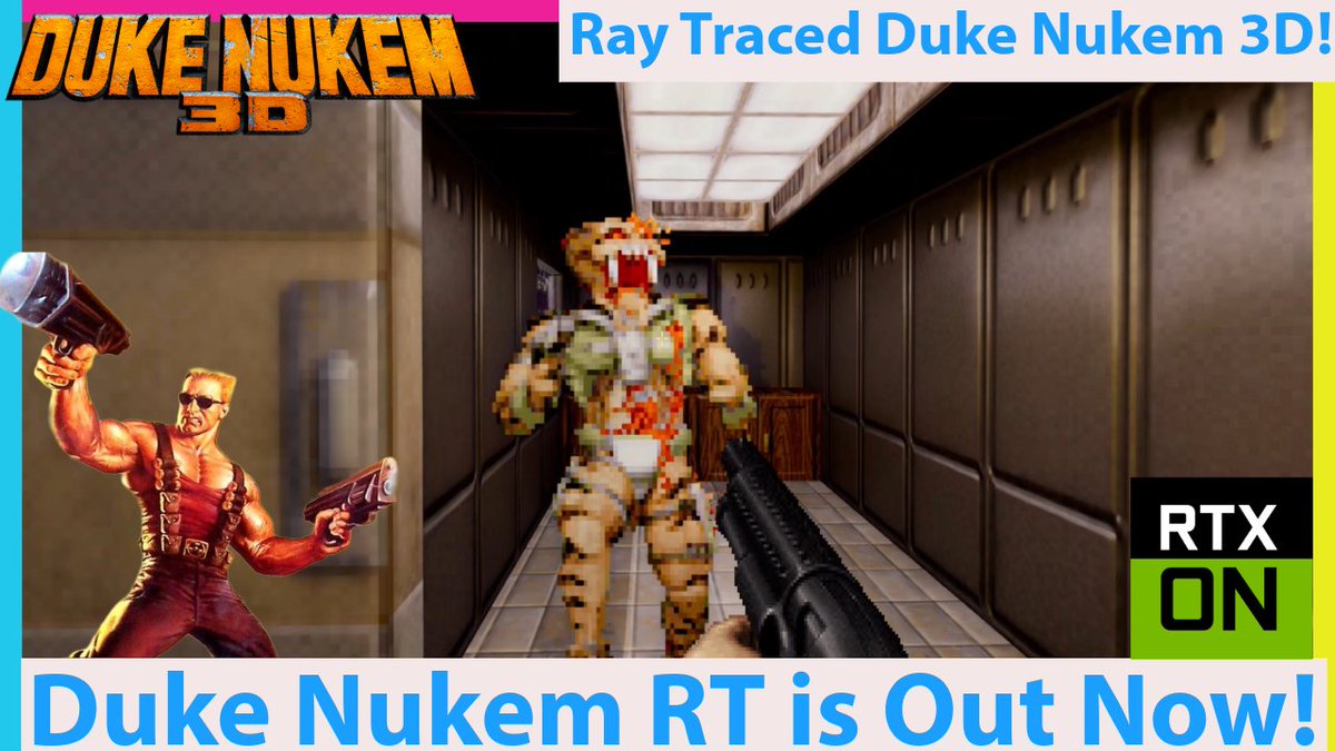 VEsoterica's tweet image. Like you need an excuse to play Duke Nukem 3D again but...Duke Nukem RT is out! A full ray tracing conversion of the first episode with a full ray tracing implementation, new materials and more! a 2026 boomer shooter...from the 90s (vid in reply) #gaming #retrogames #gamingnews