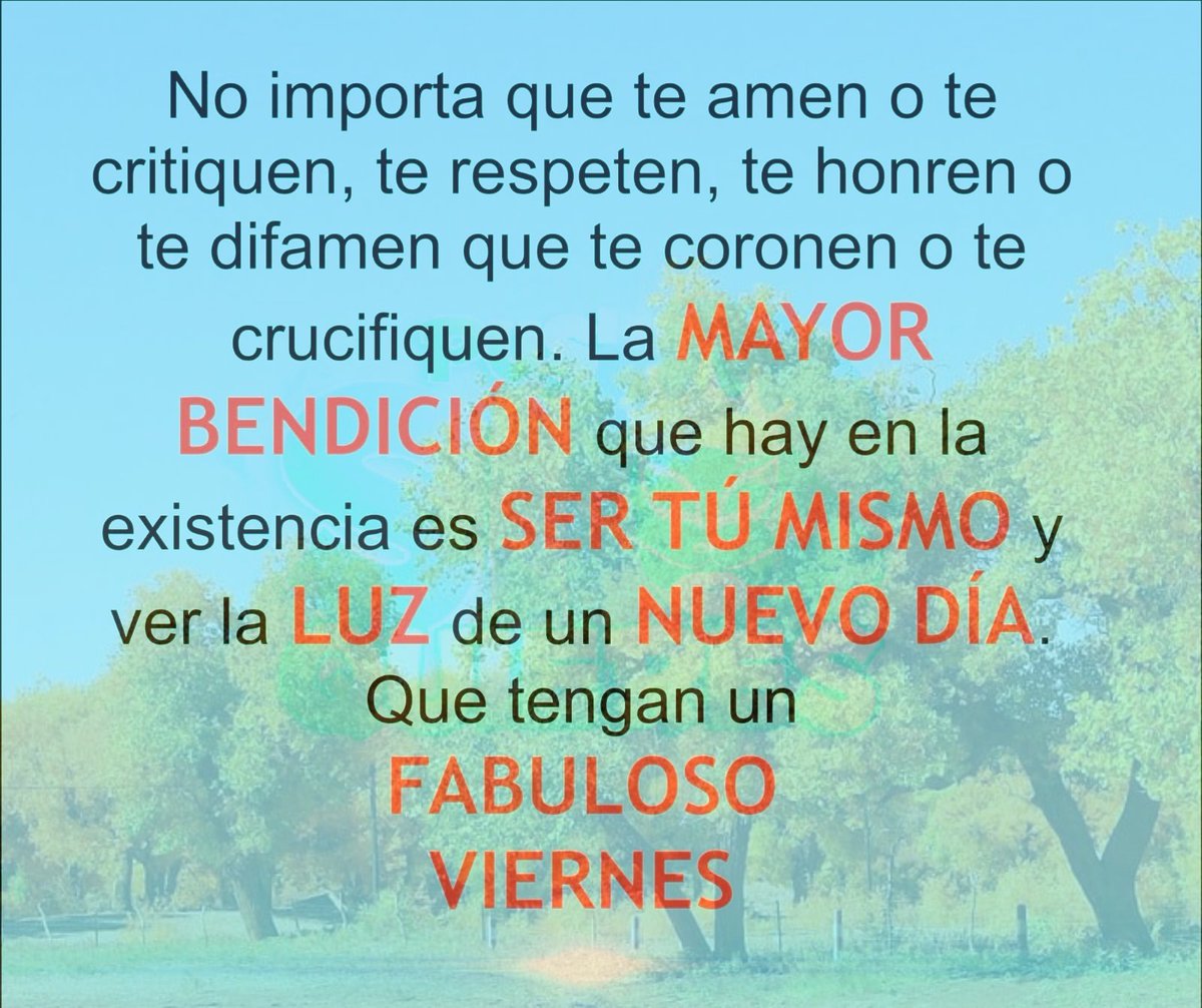 Excelente finde para tod@s......