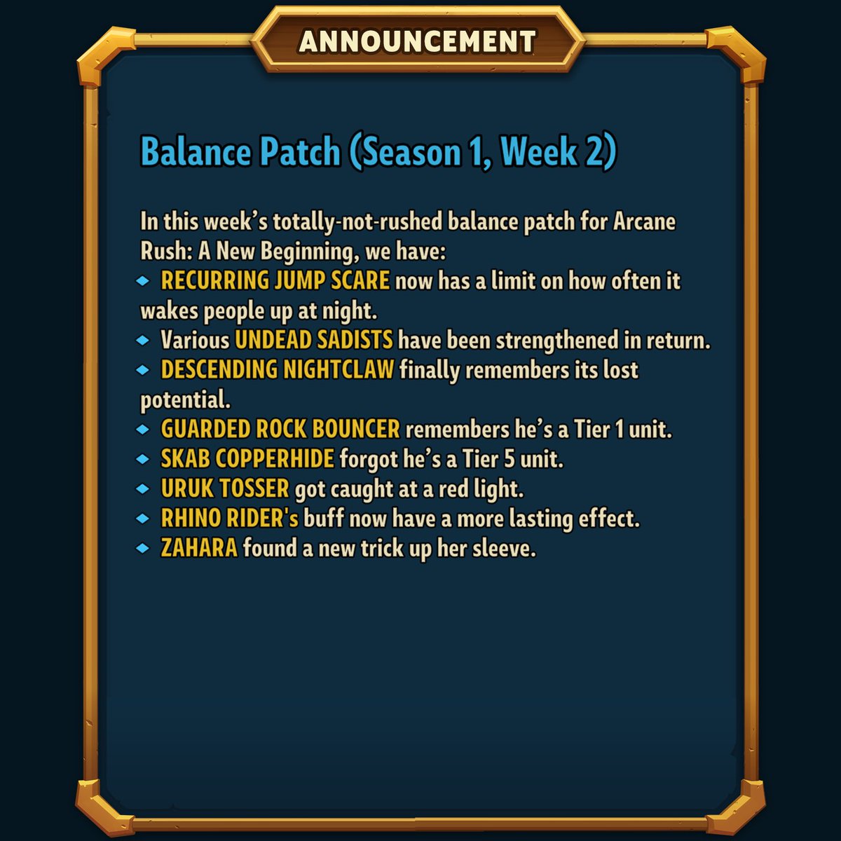 Arcane Rush tweet media