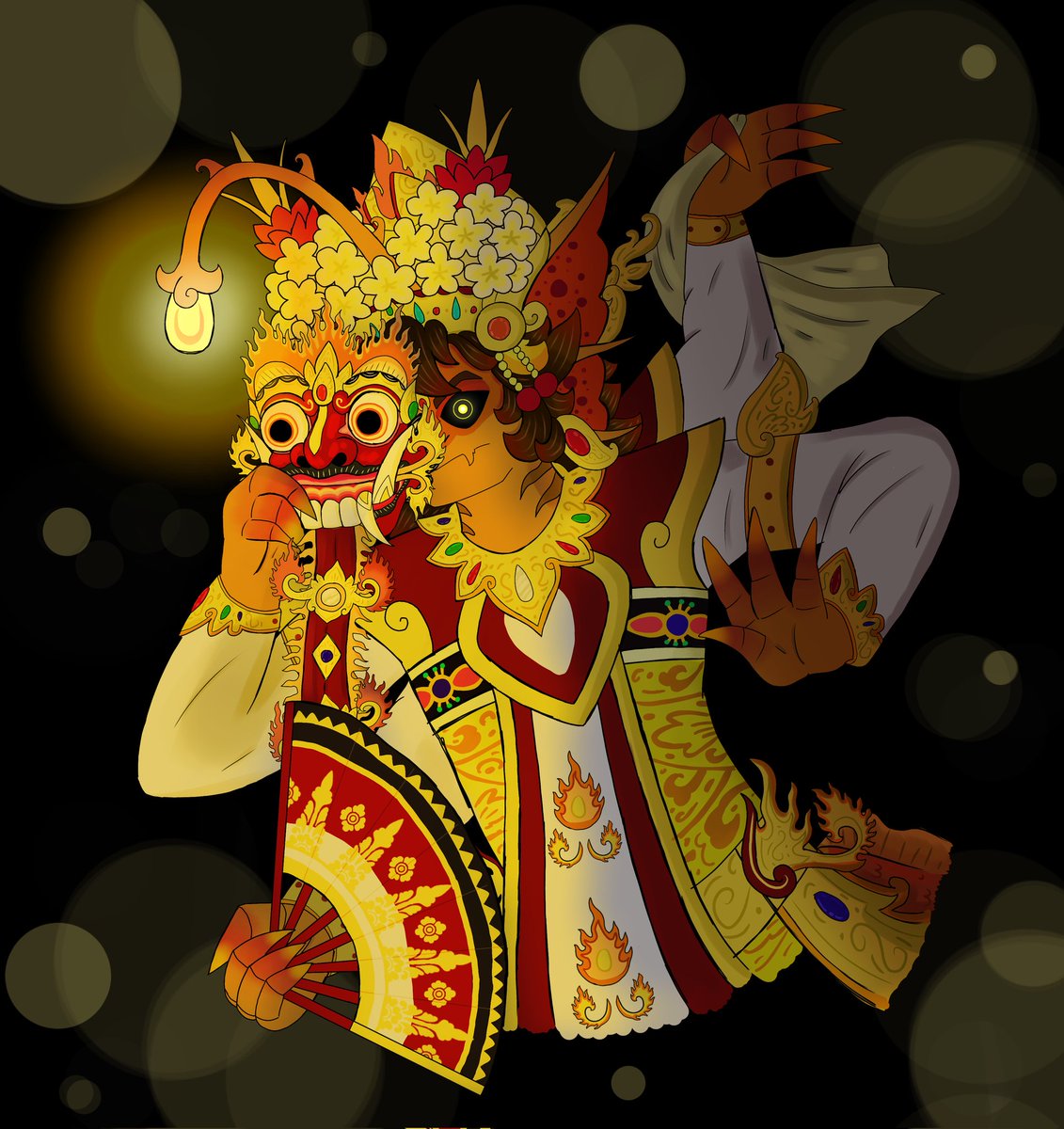 nhi_8a3's tweet image. Here is the pic👹👹🌺🌺🔥🔥
Hope you guys love this🙏
#SebastianOC #Sebastianredesign #Bali #Legong #Rangda