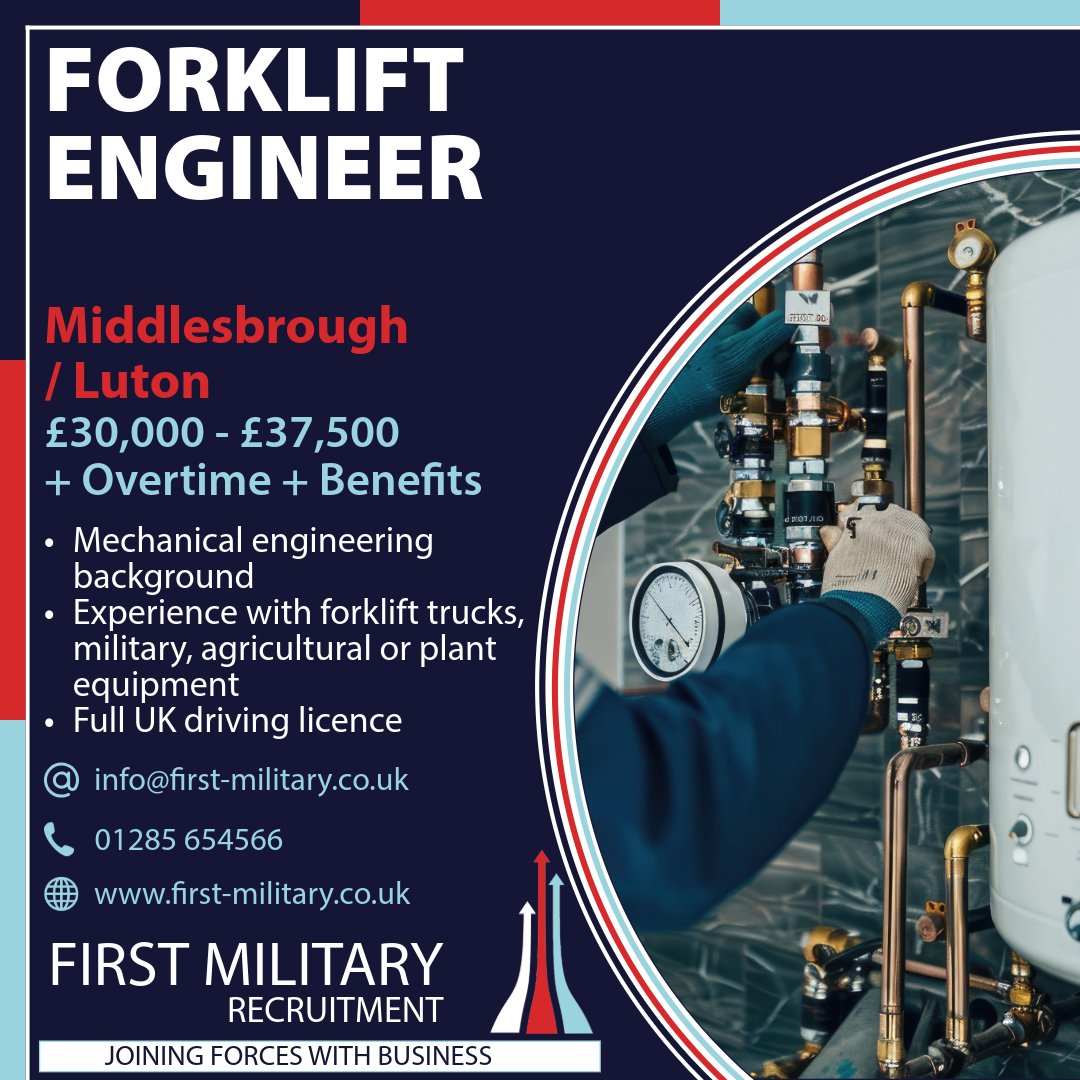 FirstMilitary's tweet photo. 🌐 https://t.co/BTwhVusqLp  🌐
#jobs #forklift #mechanic #engineering #vacancy https://t.co/tVTeL9mkPY