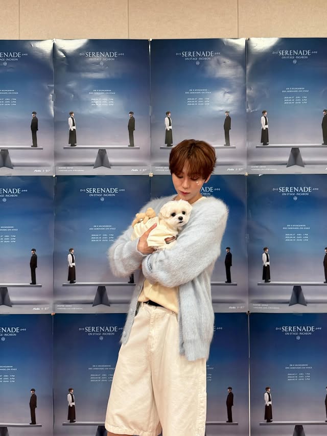 updatingsvt's tweet image. [#INSTAGRAM] 260424 bookkeu_puppy IG update with SEUNGKWAN #승관