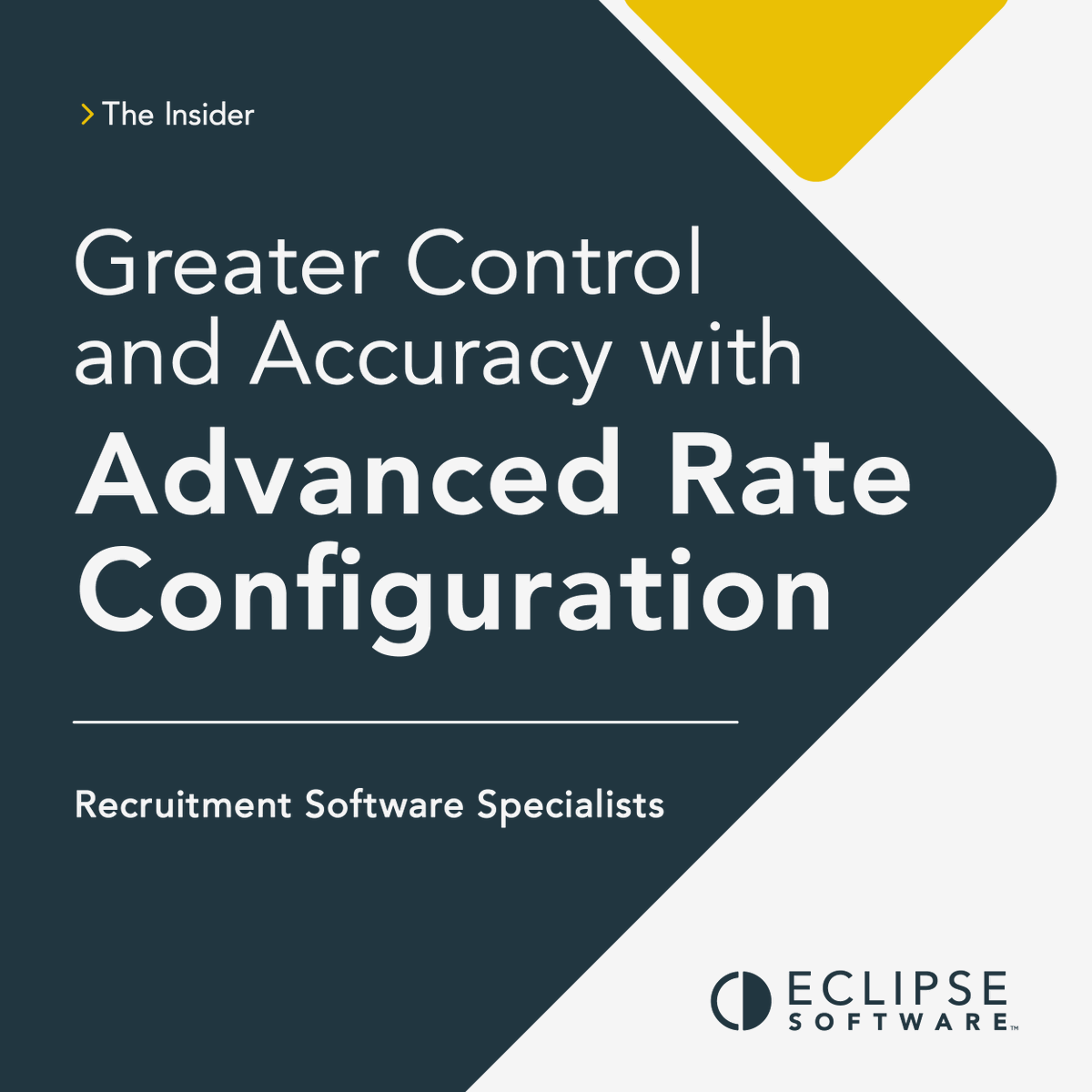 eclipse_rm's tweet image. Advanced Rate Configuration is designed to give recruitment professionals the flexibility and precision they need to manage complex rate structures with confidence.
Take control of your rate management with Eclipse - bit.ly/3S4U9dU
#BusinessEfficiency #Automation