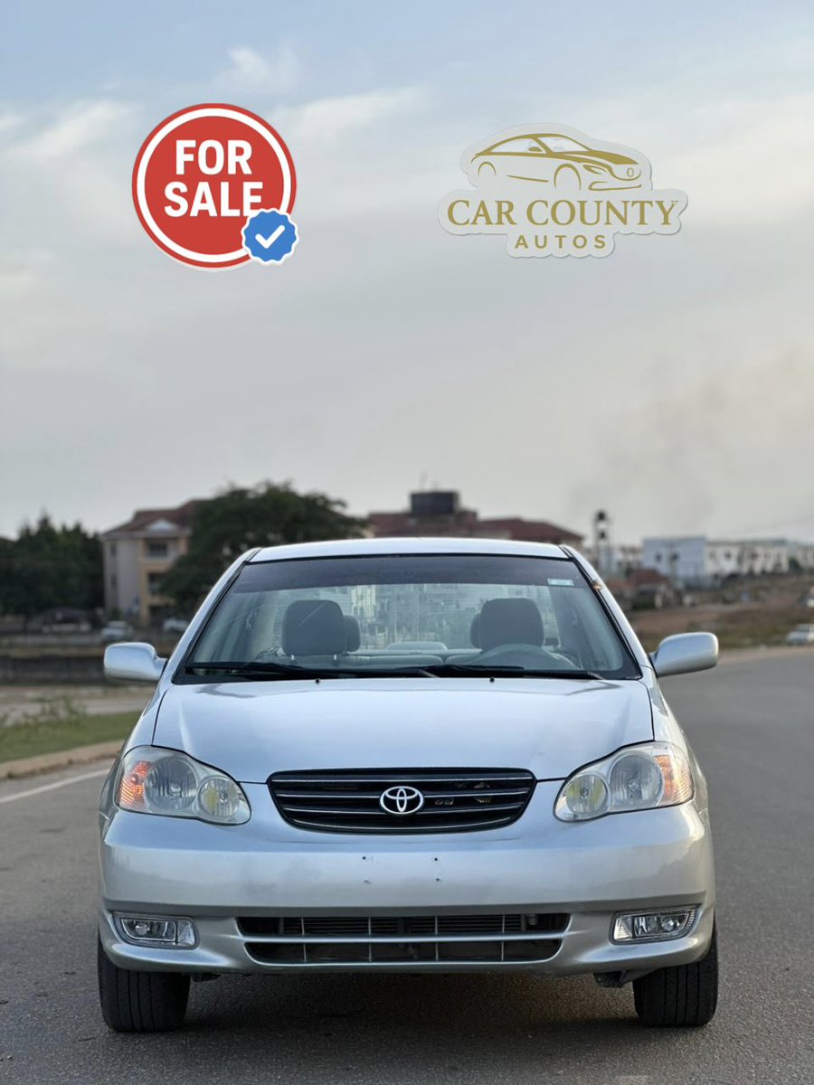 CarCountyAutos's tweet image. 🚨 HOT DEAL 🚨
2004 TOYOTA COROLLA LE 🔥

💰 ₦5.2M | 📍 Abuja
Belgium Grade • Super Clean ✨
Engine • Gear • AC 💯
Clean Body &amp;amp; Interior
Automatic Drive • Buy &amp;amp; Drive 🚗💨
Nationwide Delivery 🚚

📞 07016794744

#ToyotaCorolla #CorollaLE #AbujaCars #CarDeals #CarCountyAutos