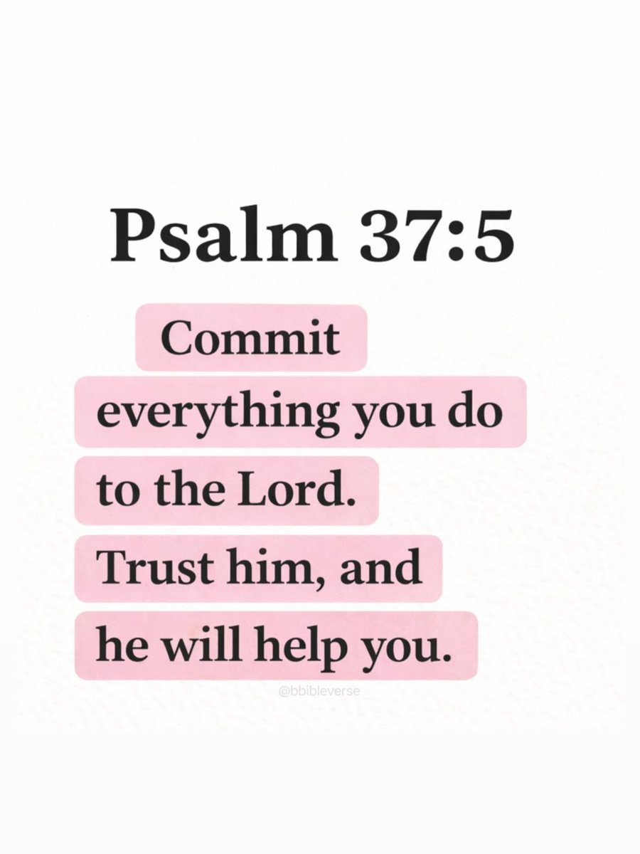 Trust in the Lord.