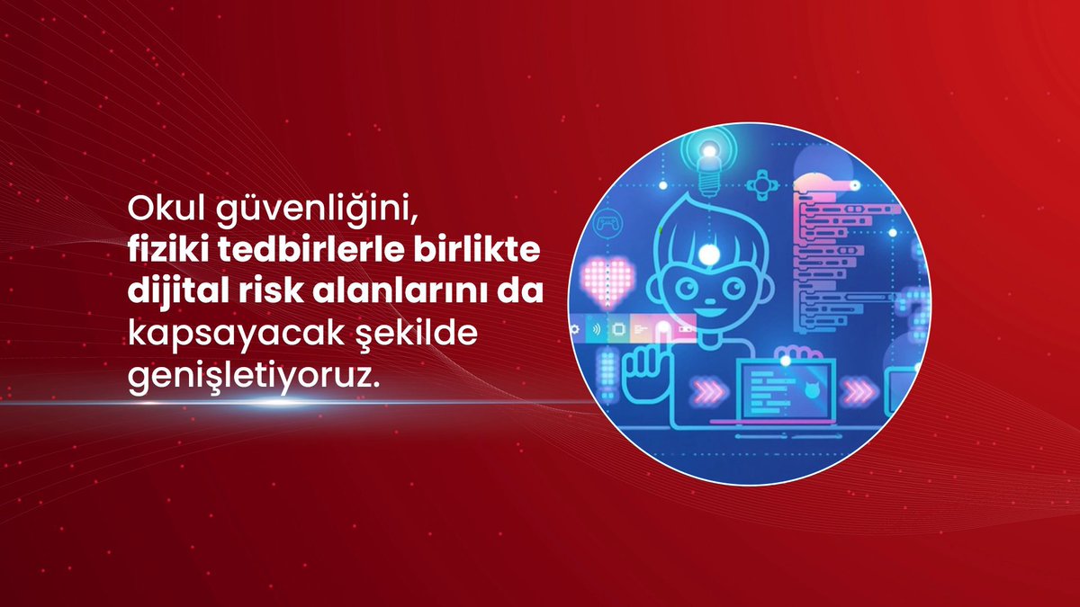 “Gelecek”imizi, “kök”lerimizden aldığımız güçle inşa ederken;

📌 “Öğretmen-veli-okul” irtibatını kuvvetlendiriyor,
📌 Bir çocuğun “ilk okul”u olan “aile”yi merkeze alıyor,
📌 Dijital risk alanlarını da kapsayan genişlikte okul güvenlik tedbirlerini artırıyoruz.