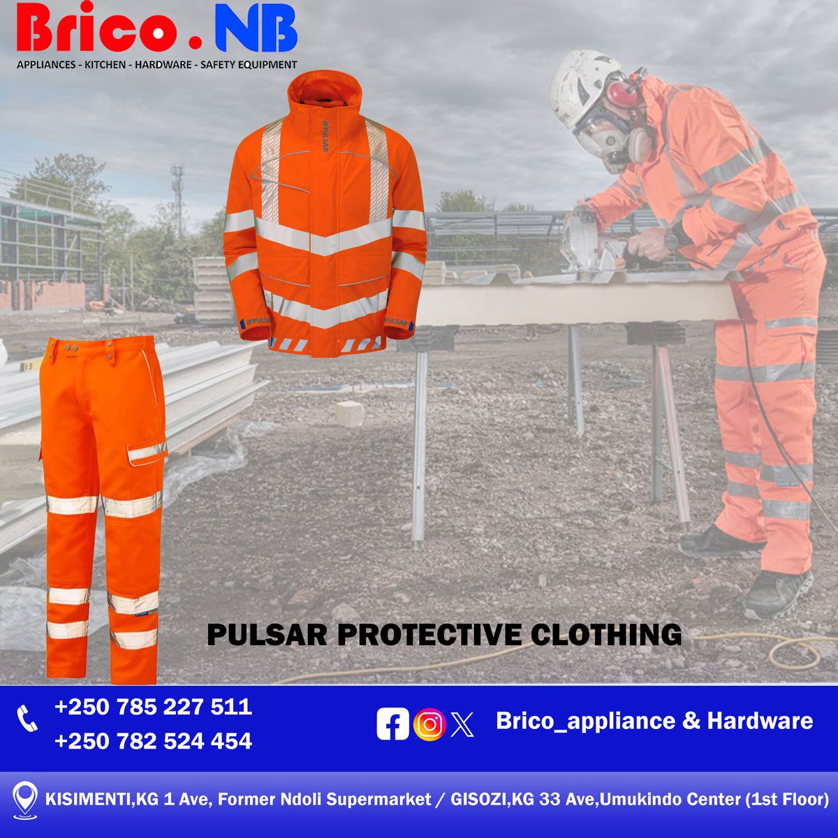 brico_appliance's tweet image. #rwot #hardware #bricogisozi #safetyequipments #briconbltd  #umukindocenter #pulsarprotectiveclothing #protectiveclothing