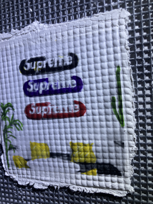 slide_upmethod's tweet photo. #Supreme Skateboard in the room 3 

#現代アート #contemporaryart 
#紙粘土 #paperclay #popart 

#digitalart #ドット絵 #dot 
#ledscreen #tileart #pixelart https://t.co/AaWpXedJpu