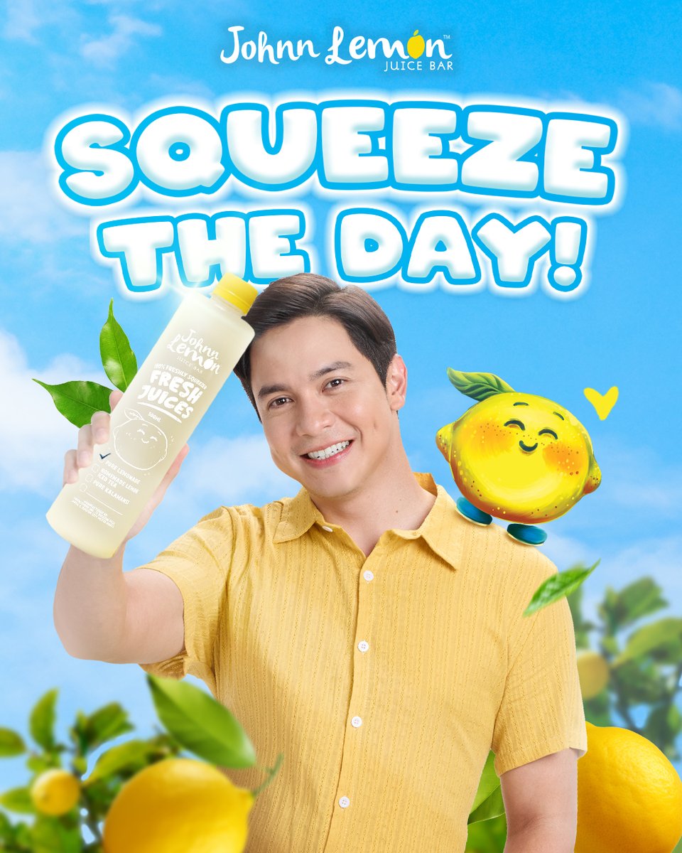 CONGRATULATIONS to the KING of BRANDS and the KING of PRODUCTS, ALDEN RICHARDS, for being part of the Johnn Lemon family 🥳🥳🥳

THANK YOU SO MUCH for choosing ALDEN to also represent the Johnn Lemon product line, Fruitas Holdings, Inc. 🙏🏻

💡 Johnn Lemon Juice Bar is one of the