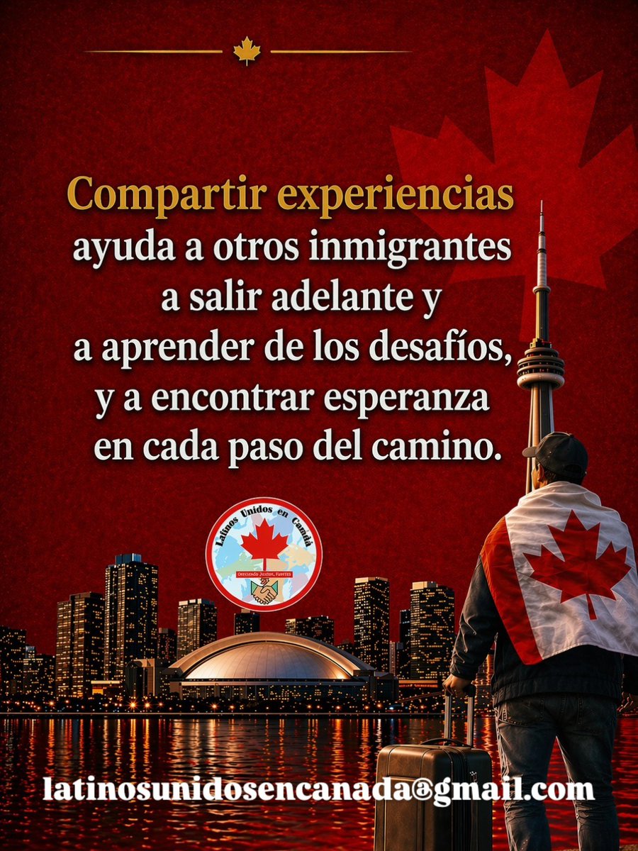 LatinosLUC's tweet photo. Compartir experiencias es una forma de construir caminos para otros. Cada historia tiene valor, enseña, fortalece y brinda esperanza a quienes están atravesando desafíos similares. 📩 Escríbenos y únete a nuestra comunidad:
latinosunidosencanada@gmail.com https://t.co/84CasbNsuH