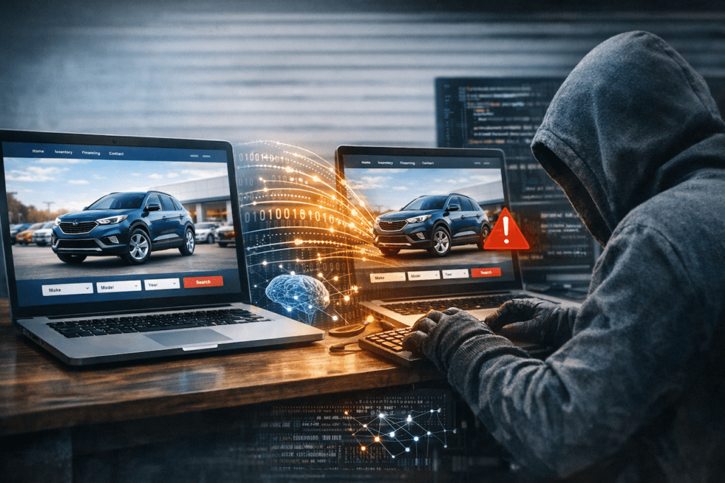 sicurauto's tweet image. Truffe sempre più sofisticate colpiscono il mercato americano dove i criminali informatici sfruttano l’intelligenza artificiale per replicare siti web ufficiali sicurauto.it/news/attualita… #Hacker #IntelligenzaArtificiale #SicurezzaWeb #TruffeOnline #CyberCrime