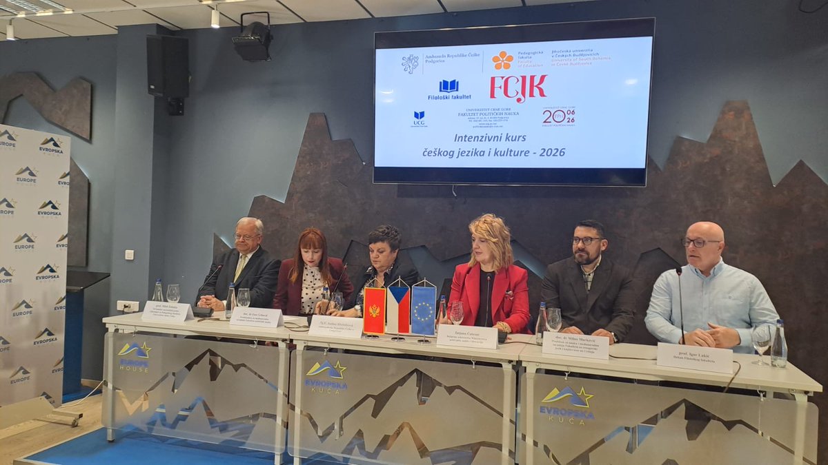 Czech Embassy in Podgorica tweet media