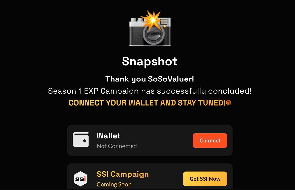 SoSoValue AMA #2 Snapshot &amp; Distribution dates!!

📸SoSoValue Season 2 Snapshot, SoSoValue Season 3 confirmed, Ruv clarification, Snapshot dates Announced &amp; more

Testnet airdrop:
- Eligibility checker live on 28th (next tuesday) on the testnet pages
- Testnet airdrop