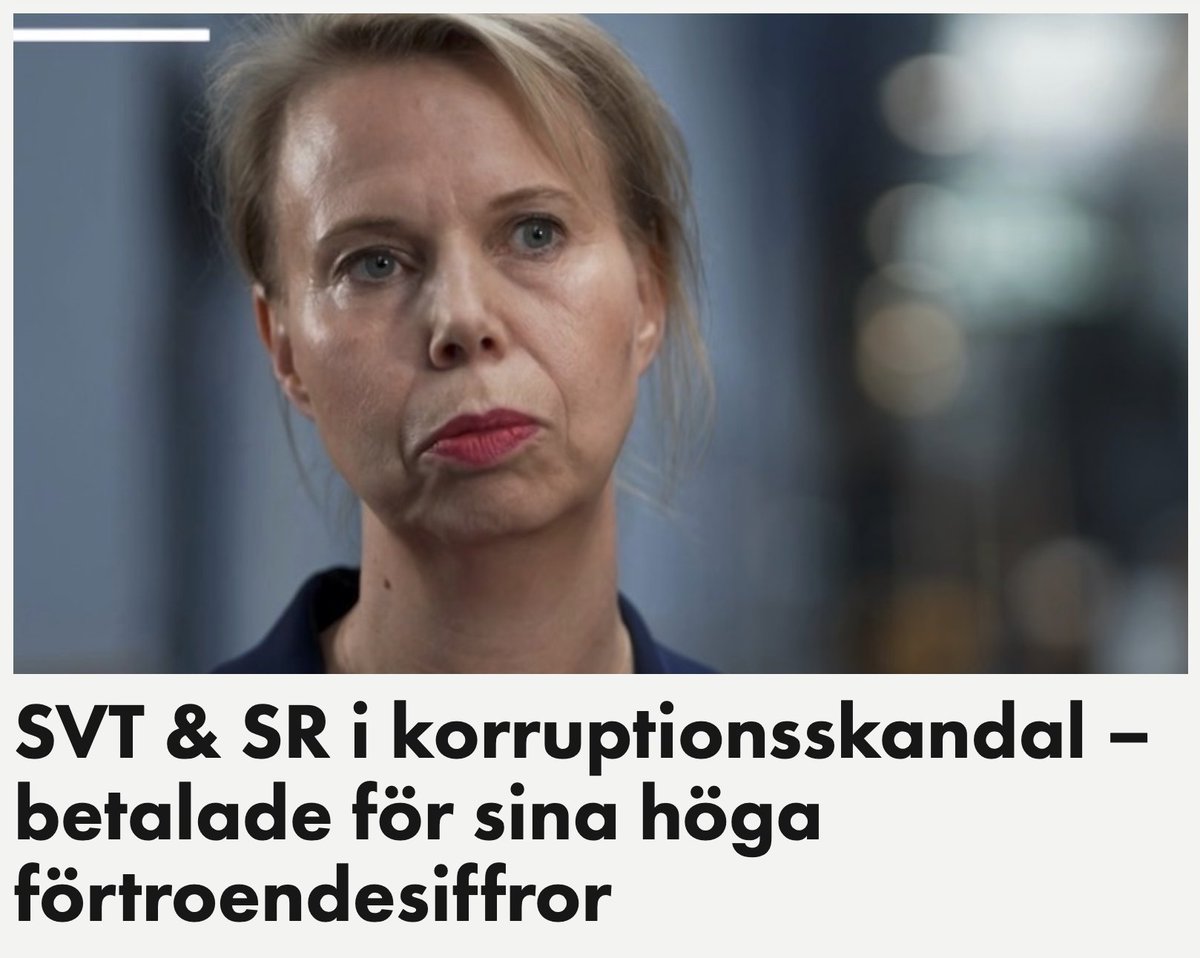 Måla mig "jeeeteförvånad"! 🙄

Man betalar alltså för det opinionsresultat man vill ha till privata vinstdrivande opinionsinstitut. Få Svenskar kan räkna ut det...........😂

"SVT och SR har använt sig av undersökningar som visat felaktigt höga  siffror när det gäller folkets