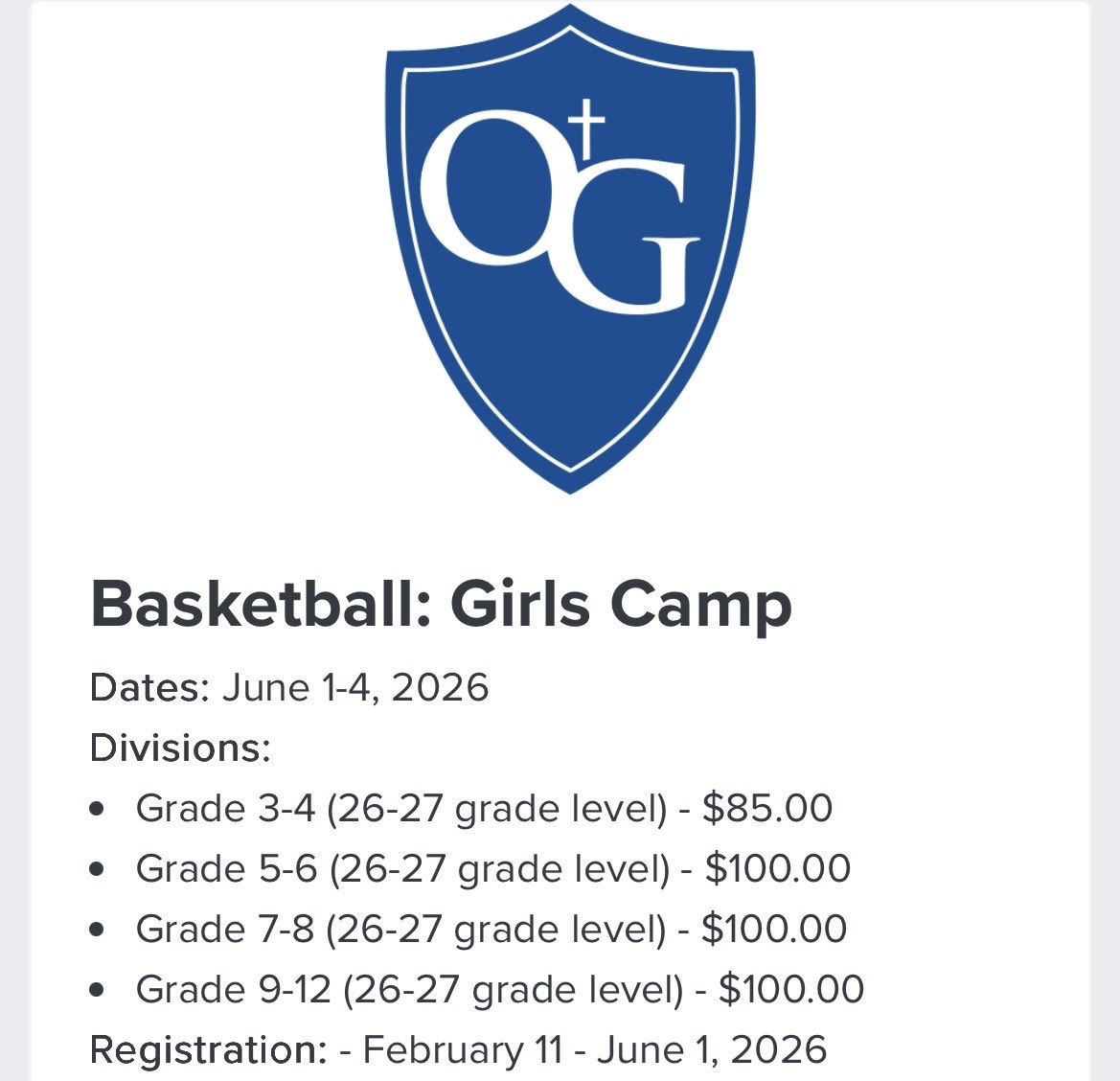 O'G Knights Girls Basketball tweet media