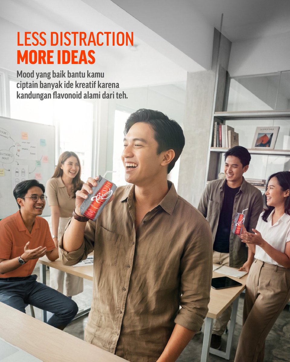 tehbotolsosroID's tweet image. Tehbotol Sosro Less Sugar, Rendah Gulanya bikin rasanya lebih ringan dan nyaman dinikmati.

Dengan 100% Teh dan Melati ASLI, serta kandungan alami seperti flavonoid dan L-theanine, cocok nemenin kamu di setiap aktivitas sehari-hari.

#TehbotolSosroLessSugar
#LessIsMore