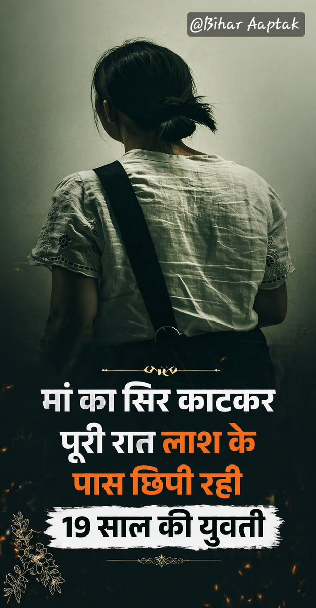 biharaaptak's tweet image. #असम से एक दिल दहला देने वाली घटना सामने आई है। पश्चिमी कार्बी आंगलोंग जिले में एक 19 साल की युवती ने अपनी ही मां की गला काटकर हत्या कर दी और वारदात के बाद आरोपी युवती पूरी रात मां के कटे हुए सिर के साथ छिपी रही। घटना जिले के डेरामुख लालुंग गांव की है।
#Assam #Crime #assampolice