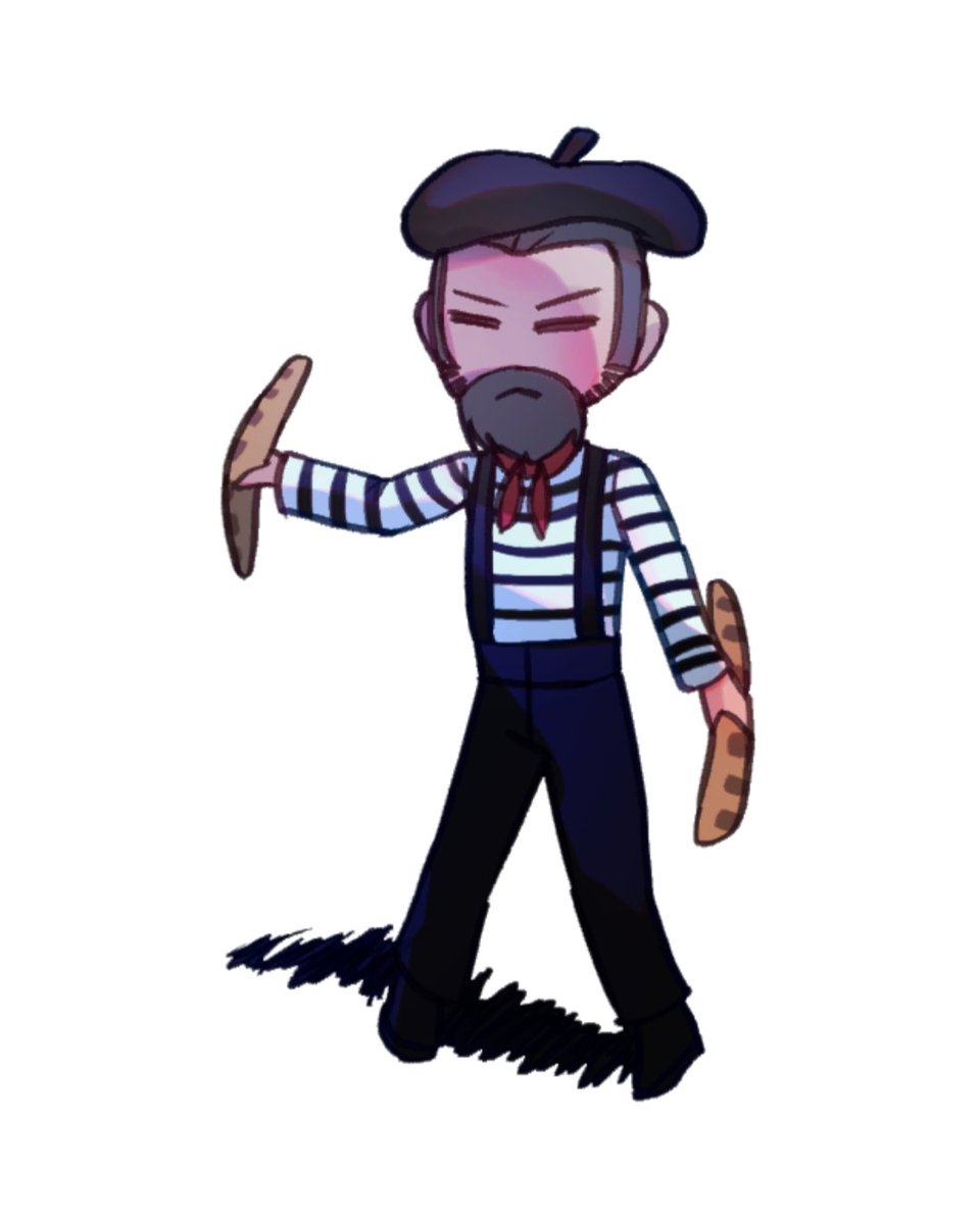 serknoire's tweet image. Pierre Curie will get you with his trustworthy Baguette 🥖

#artofserknoir #AprilFools #chemischief