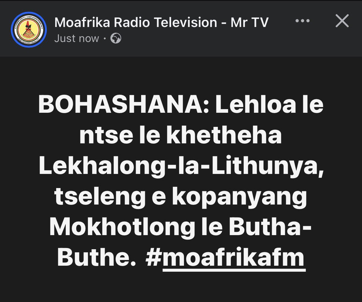 moafrikafm's tweet photo. 🚨🚨 SNOW ALERT 🚨 🚨
It is snowing lightly at Lekhalong la Lithunya between Butha-Buthe and Mokhotlong. Motorists are encouraged to drive with caution.
#moafrikafm
#phutsalatso
#SnowUpdate https://t.co/1SMkjuOHW7