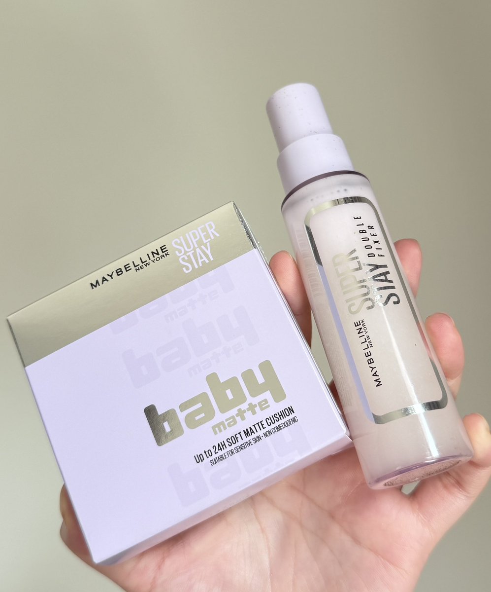 #แจกฟรี 💜 Maybelline Baby Matte + Super Stay Double Fixer 1 เซ็ต ของใหม่เลยไม่เคยใช้

📍รี + ฟอล +รีทวิตรีวิวในไฮไลท์ กี่อันก็ได้

เดี๋ยวมาสุ่ม #แจกของ #แจกฟรีไม่ฟอลได้ไง