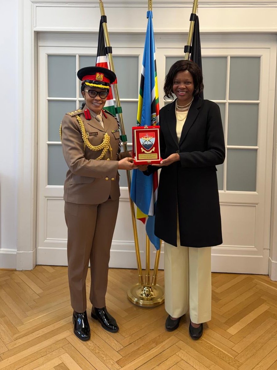 the_sambu's tweet image. Former President William Ruto's Deputy aide-de-camp, Col. Damaris Agnetta, appointed and posted as the defense attaché in Berlin, Germany. First female to be appointed into that position.