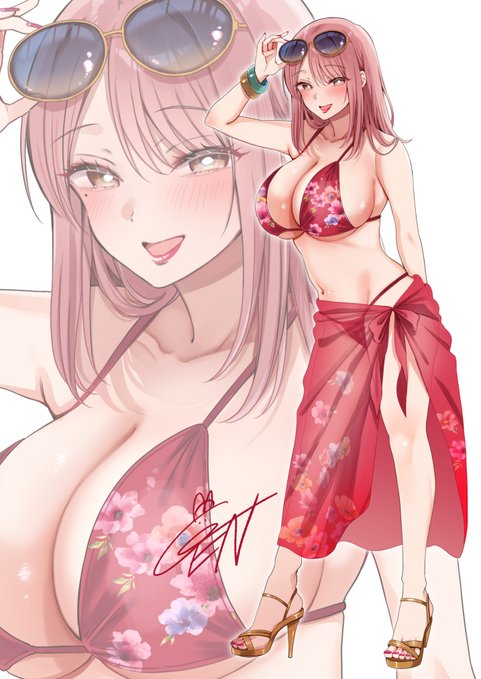 おっきな新卒部下×ビキニ