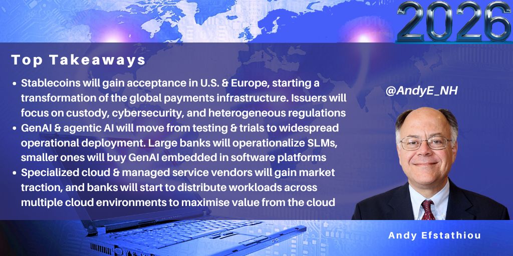 NHInsight's tweet image. '#Stablecoins will start gaining acceptance and transform the #payments infrastructure' – Read more in @AndyE_NH's blog post on his predictions for the #banking industry:
reimagine.nelson-hall.com/articles/1333