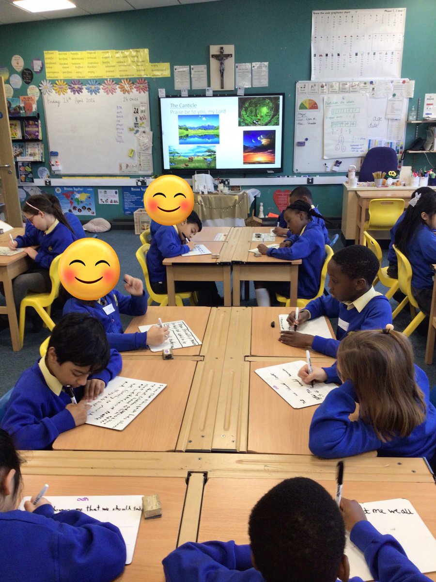 StMaryB17's tweet photo. #Y3 looked at a world forgotten and a world taken care of. They thought about what stewardship means and how we can take care of creation. #BTK #StunningStart https://t.co/S9SWj7VyOO