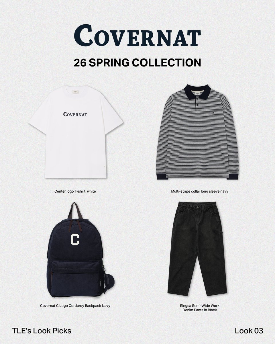 เปิดลิสต์ไอเท็มที่คุณ เติ้ล–มติมันท์ ใส่จาก 2026 Spring Collection
มิกซ์ลุคสตรีทกับความคลาสสิกได้อย่างลงตัว
ไอเท็มเบสิกที่หยิบมาแมตช์ง่าย แต่ยังคงดีเทลที่ทำให้ลุคดูโดดเด่น

#tle_mtm 
#เติ้ลมติมันท์
#Covernat
#Covernat_th
#Covernat_Thailand