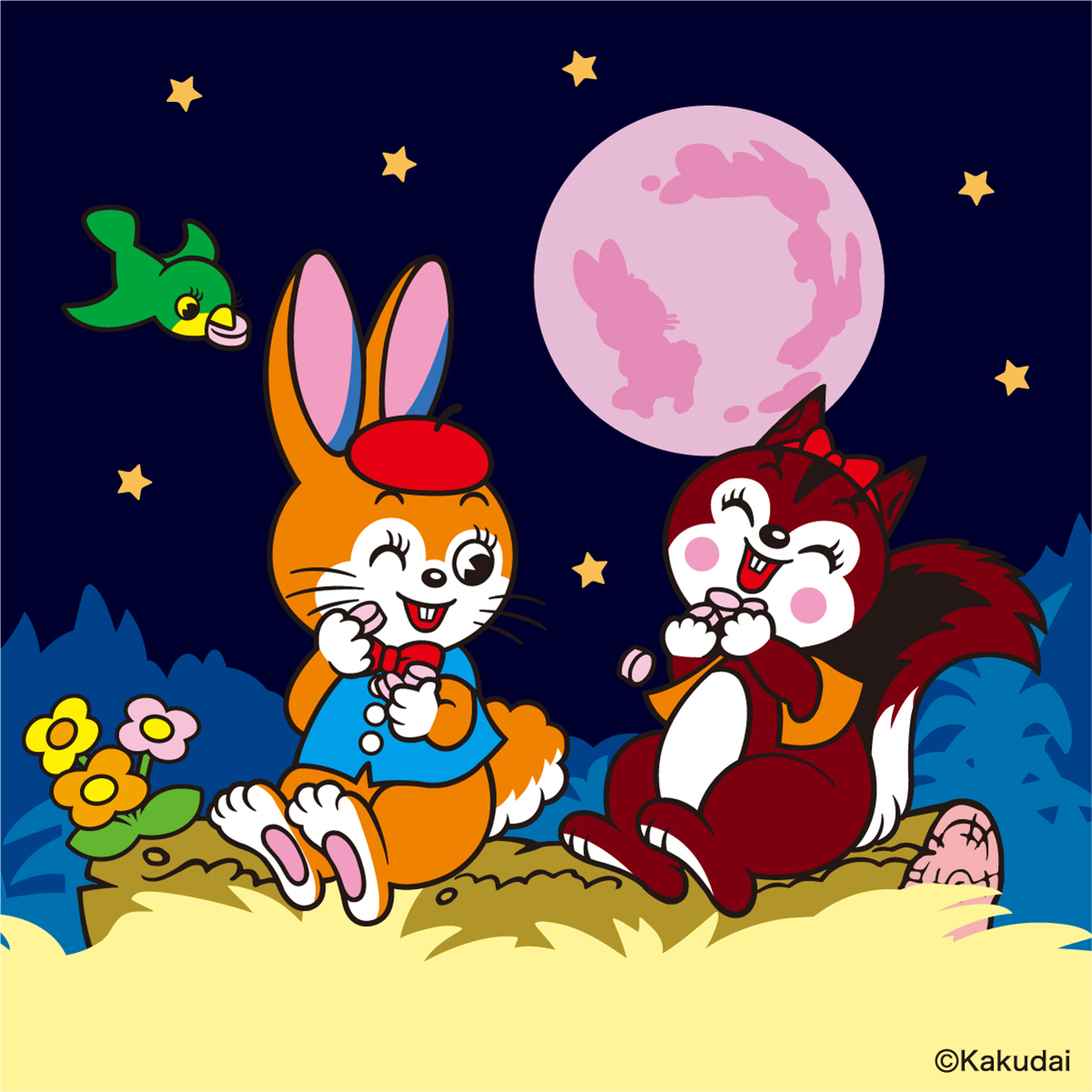 kuppy_ramune_x's tweet photo. 6月の満月は #ストロベリームーン っていうんだって🌕🩷

#クッピーラムネ https://t.co/ZrE8QJH7F1