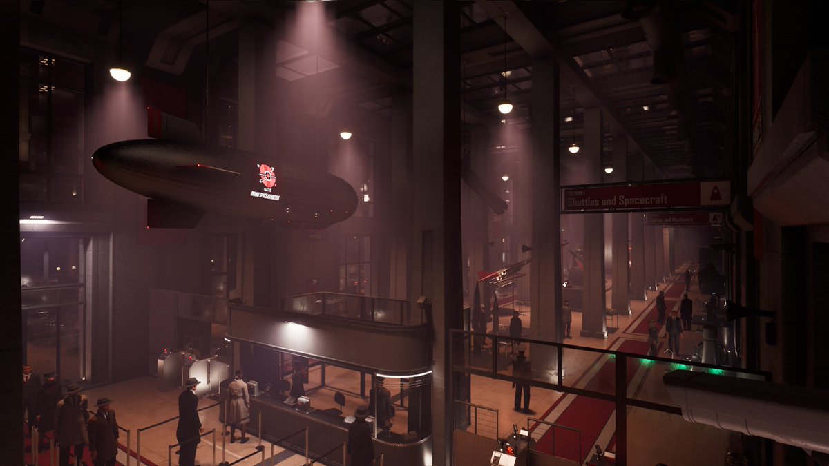 Tetrarchyy's tweet photo. Welcome to the Exhibition Center.

#UnrealEngine https://t.co/H5oKXFfMxL
