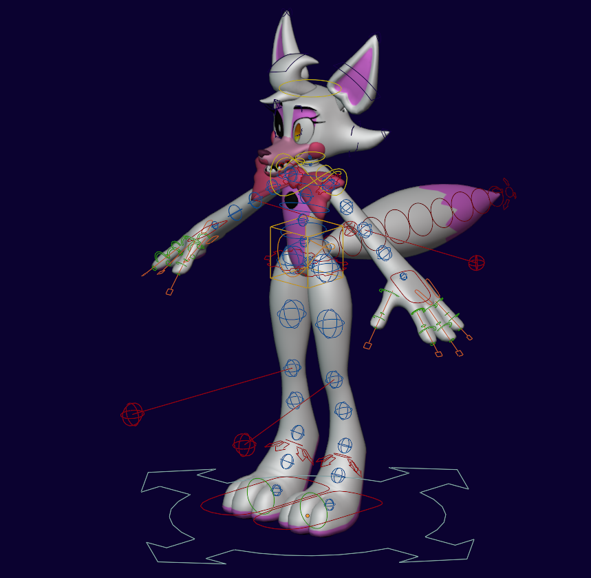 Aspie_art's tweet image. #rigging #blender #3d #fnaf