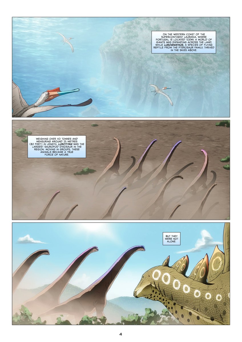 Koprolitos's tweet image. “#Jurassic Portugal”: un #cómic de Henrique y Duarte Gandum para mostrar la extraordinaria diversidad de dinosaurios en su tierra natal. Te lo cuenta @JSalasIIDinos 

▶️ koprolitos.blogspot.com/2026/04/jurass…
#dinosaur #comics #Portugal #MuseudaLourinhã