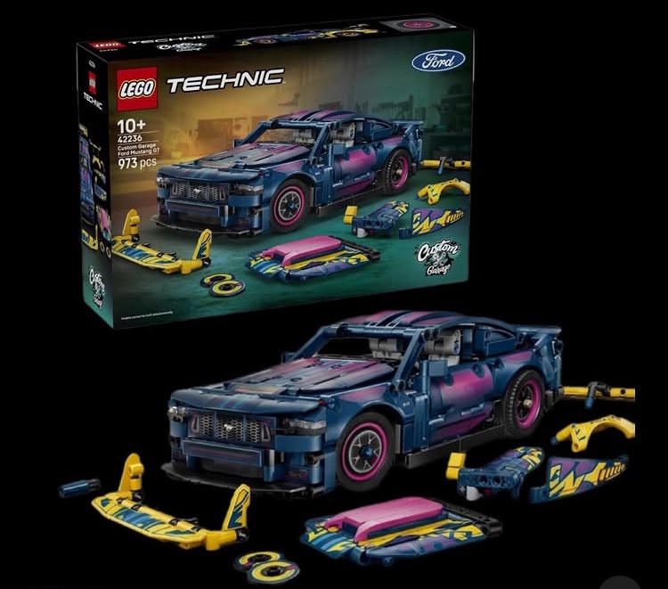 BlogsBrick's tweet image. Lego Technic: Custom Garage Ford Mustang GT first look images

973 Pieces / €89.99 / August 2026

#Lego #Legonews #Legoleaks #Technic