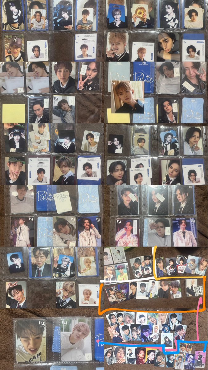 p1yonp1yon's tweet photo. INI 8th single PULSE 特典 トレカ 交換

【譲】 
画像　ツリーにて
池﨑,尾崎,木村,佐野,髙塚,西,藤牧,松田
+ マスピトレカセット木村西藤牧、ジオリIN(I)SIDE関連 etc 

【求】
・未使用シリアル/買取 > 許

都内手渡し>郵送　条件の良い方優先
お断り♡にて

お気軽にお声掛けください🪄

 #INI交換 https://t.co/HJ7TQmf5sY